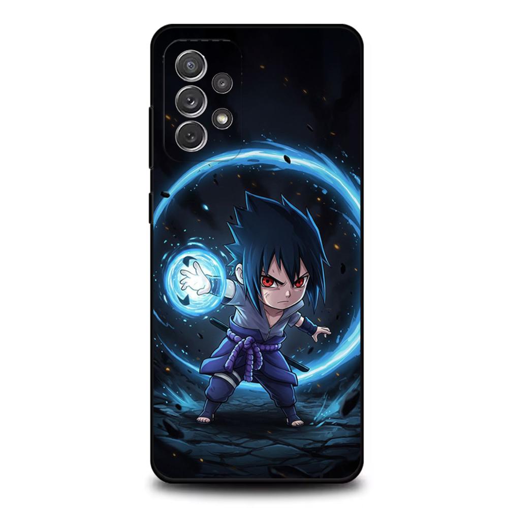 Anime U-Uchihas S-Sasuke Phone Case For Samsung S25,S24,S21,S22,S23,S30,Ultra,S20,Plus,Fe,Lite,Note,10,9,5G Black Cover