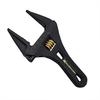 Light Short Monkey Wrench, Black & Gold, with Grip, FLS-53-BG, Maximum Opening: 53mm