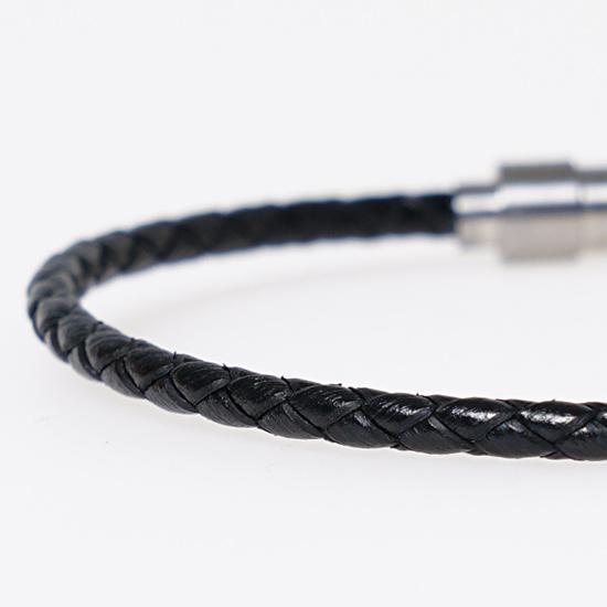 Jbans Classic Classic Slim Leather Bracelet (C1902-Ac481Bk)