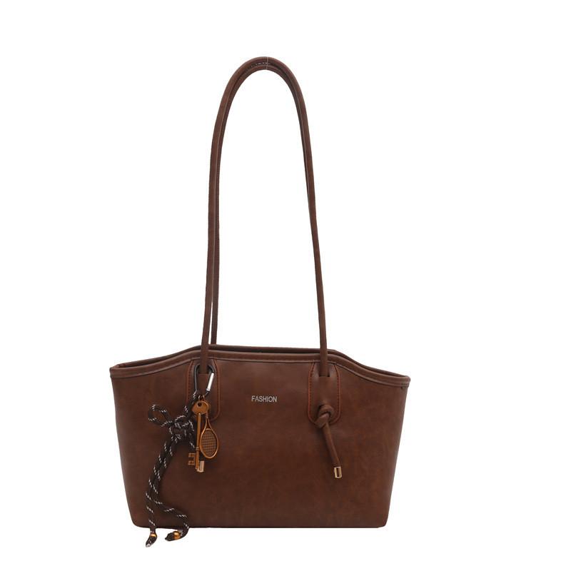 Luxurious Vintage Style Large Capacity Pu Tote Bag For Women Ideal For Commuting