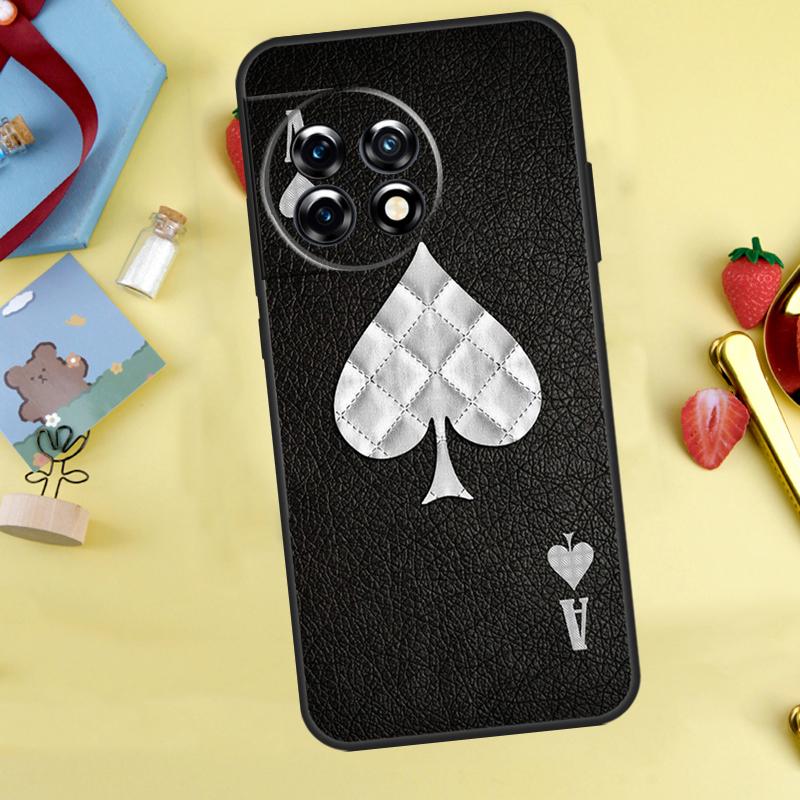 Pik-Ass Hülle Für OnePlus 13T 13R 12 12R 15 13 11 10 10T 8T Nord CE 2 3 4 Lite N20 N30 Nord 5 Abdeckung