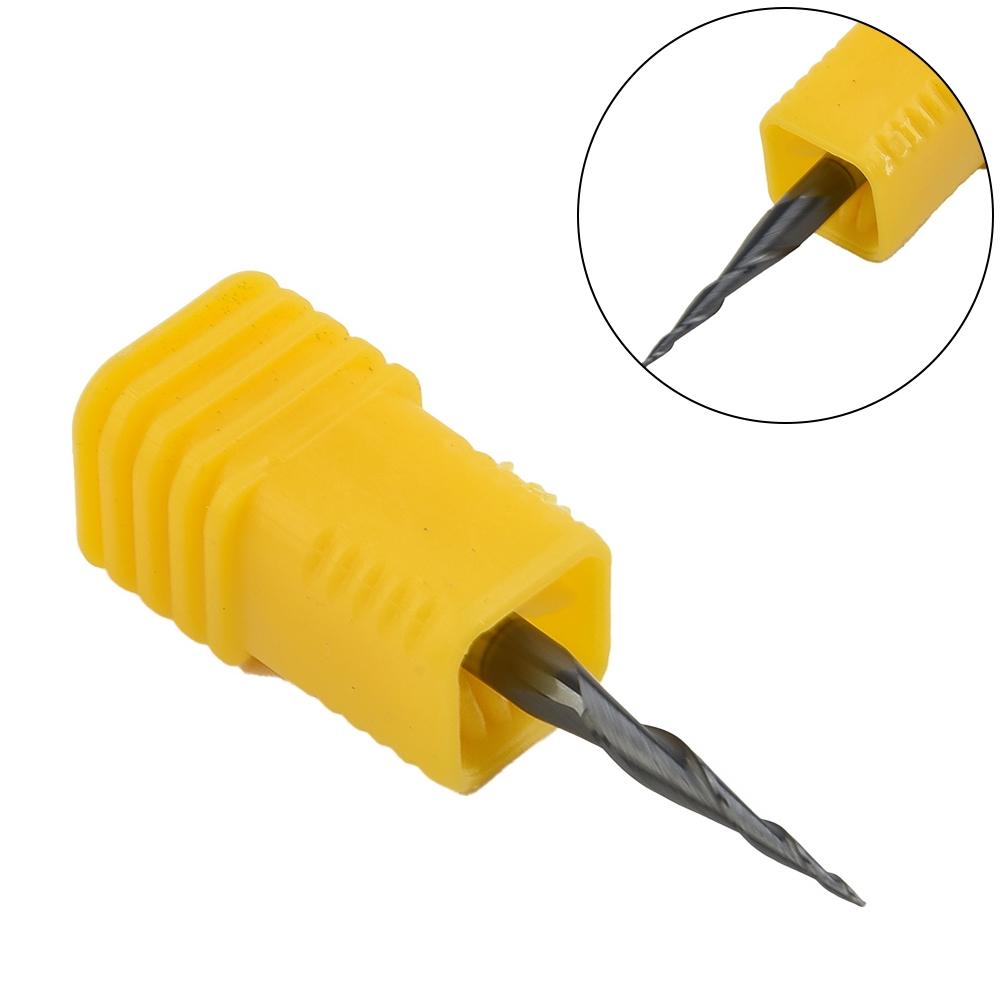 Metalworking End Mill Extension Tungsten Carbide R0.25-D1/8-TiAlN Cast Steel