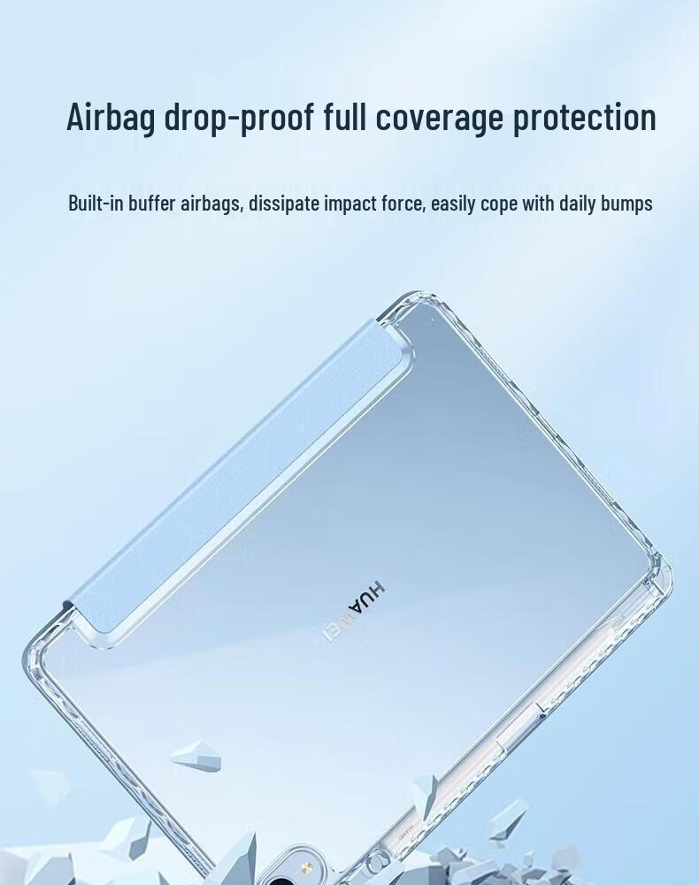 Protective Acrylic Case with Pen Slot for Huawei MatePad 11.5s Tablet - Anti-Bend 11" Shell