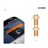 Italian Suede Interior Stickers for ZEEKR 9X 2025 2026 Car Door Window Lift Decal Air Outlet Frame Trim Strip Center Dash Panel
