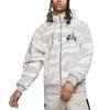 Jordan Wings Fleece Zip Hoodie Jacket Men Outerwear White Grey CD4830-100