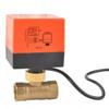 Electric Copper Two-way Ball Valve DN15 20 25 32 40 50 Three Wire Two-point Control 220V 12V 24V Electric Ball Valve