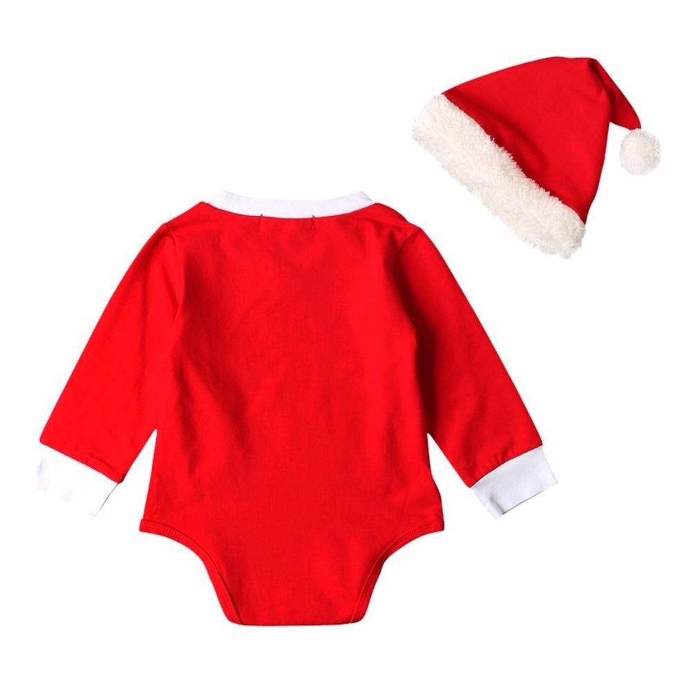 Baby Jumpsuit and Santa Hat Merry Christmas