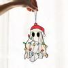 Ghost Suncatcher Party Decoration Halloween Ghost Lampshade Cute Ghost Suncatcher Set for Halloween Decor Stained