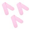 3pcs Forehead Pads for Eyelash Extension Japanese Style Lash Extension Headband Wrap Soft Makeup Hairband for Beauty