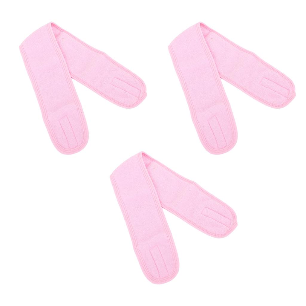 3pcs Forehead Pads for Eyelash Extension Japanese Style Lash Extension Headband Wrap Soft Makeup Hairband for Beauty