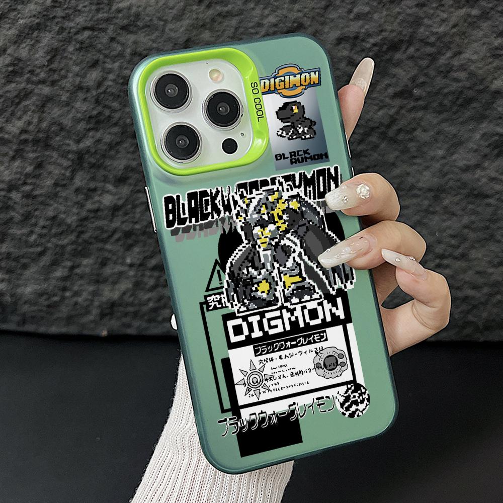 

Digimons Adventures Agumons Phone Case for iPhone 17 Air 16 16e 15 14 Plus 13 12 11 Pro Max X Xs XR 8 Colorful Silver Hard Cover iPhone 16 Plus