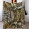 York Minster Architecture Throw Blanket Fade Resistant Durable Throw Blanket