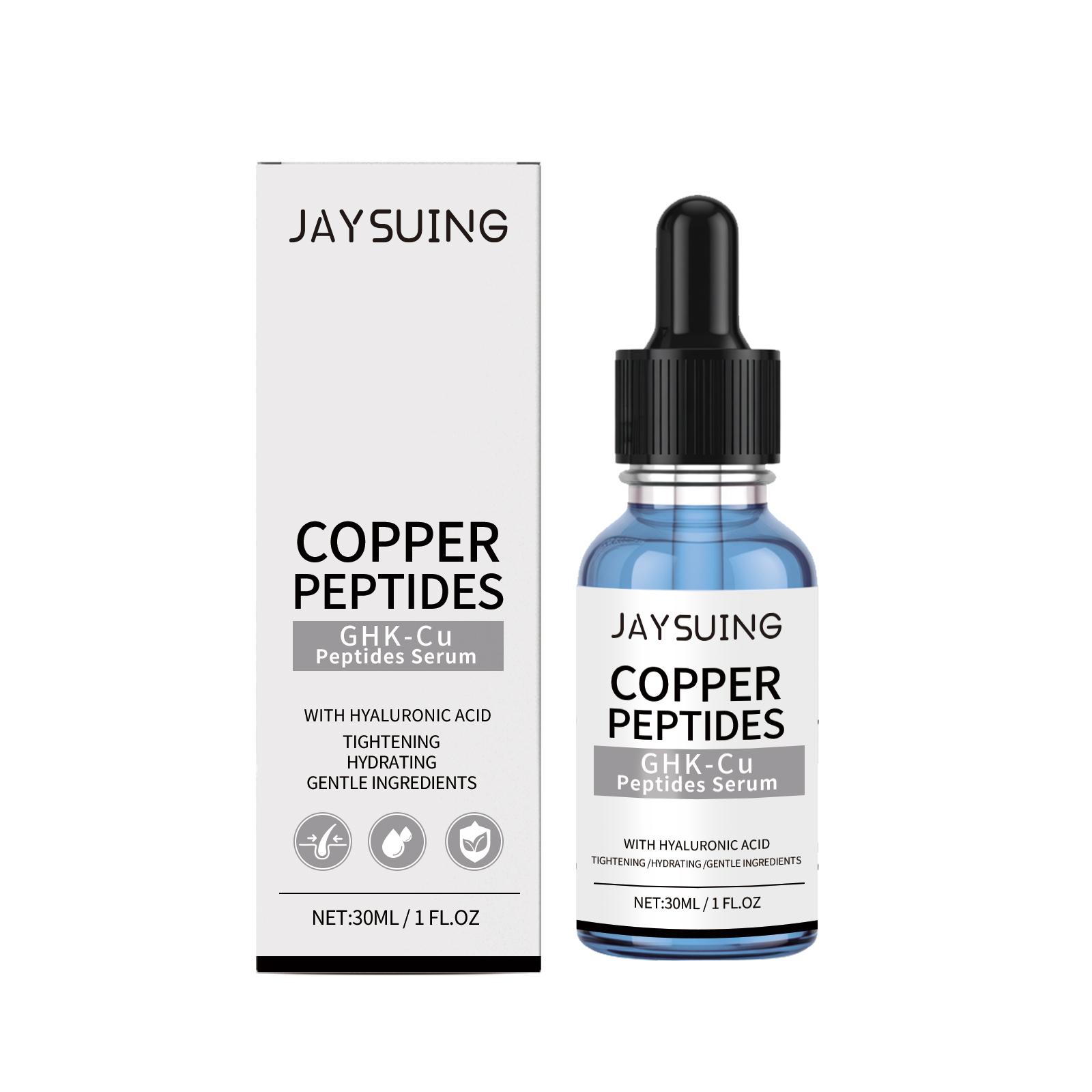 

Jaysuing Copper Peptide Essence Liquid - Has a refreshing texture and is easily absorbed. Suitable for all skin types for daily skincare routine.