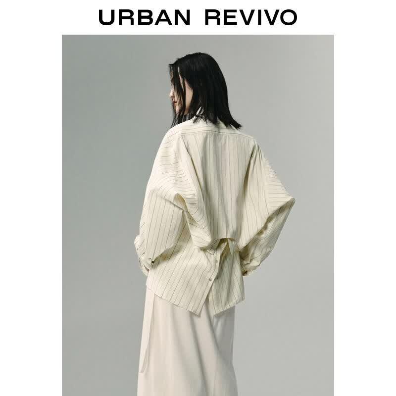 UR Women's Urban Series Striped Button-Up Shirt