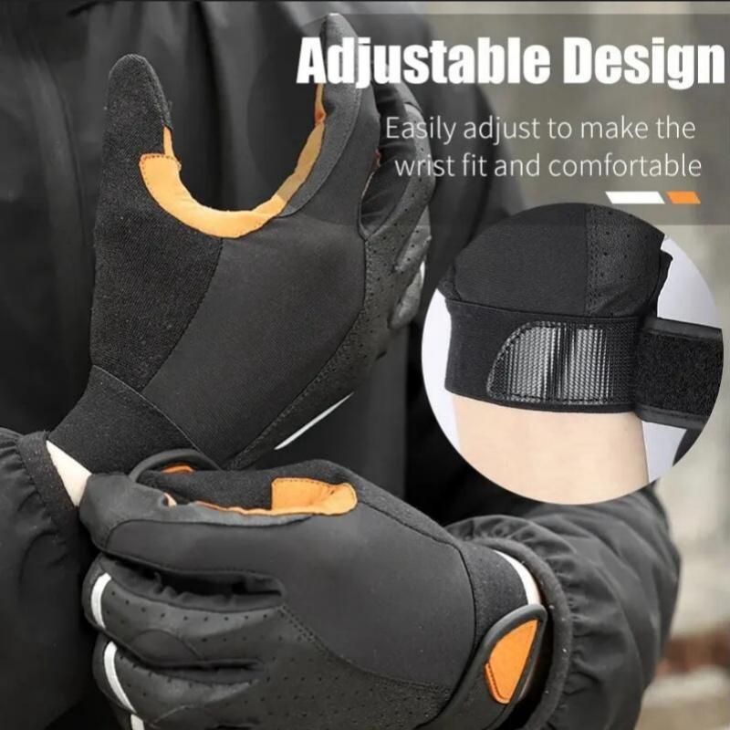 Cycling Gloves Breathable Full Finger Mitts MTB Bicycle Sports Gloves Men Women Spring Autumn Gym Motorcycle Gloves