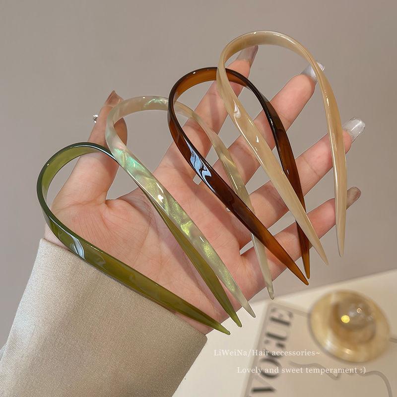 

Fashion Big U Shape Acetate Hair Stick for Women Scrunchie Ladies Accessories Updo Styling Tool Hairpins Headwear Free Shipping