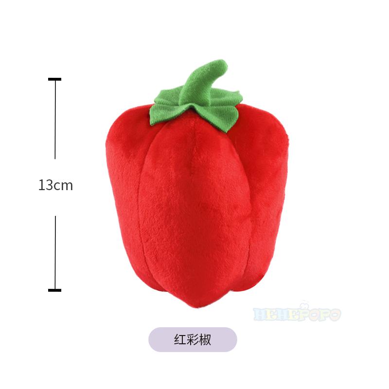 Fruits Vegetables Seafood Plush Toy Garlic Strawberry Broccoli Watermelon Pumpkin Soft Stuffed Plushie Doll Baby Education Toy