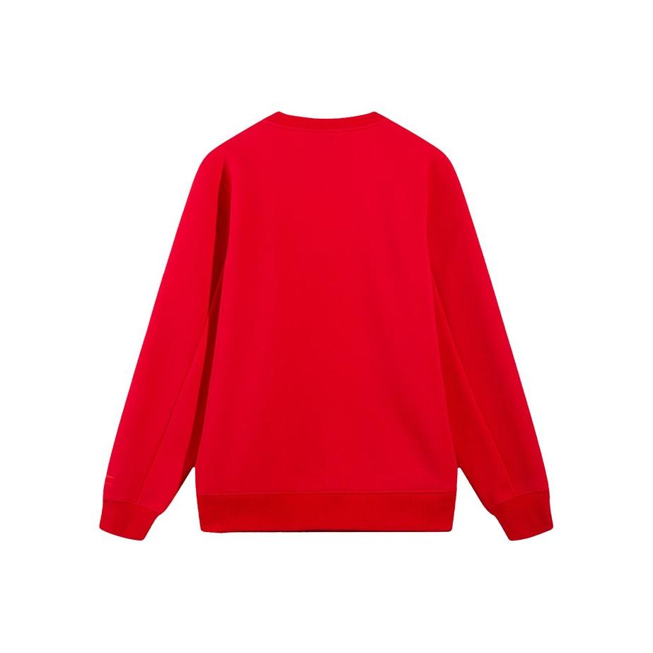 Li-Ning Round Neck Pullover Trendy Sports Lifestyle Comfortable Versatile Fashion Simple Vitality Sweatshirt Men Sweatshirt AWDVH39-2