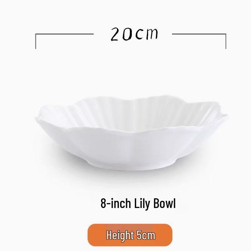

Large Western-Style Ceramic Bowl for Rice, Soup, Ramen, Salad, and Instant Noodles - Ideal for Home and Hotel Tableware