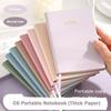 160 Pages Student Notebook Portable Diary Notepad Simple Business Notebook” For School