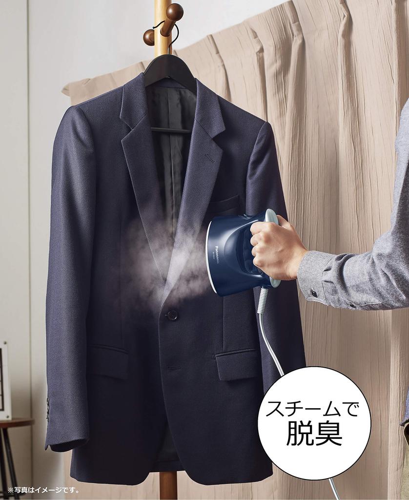 Panasonic Clothes Dark Blue Steamer/Steam Iron/Hanger NI-FS530-DA