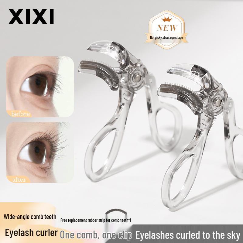 Sunflower Wide-Angle Curling Comb & Eyelash Curler for Natural, Long-Lasting Curls