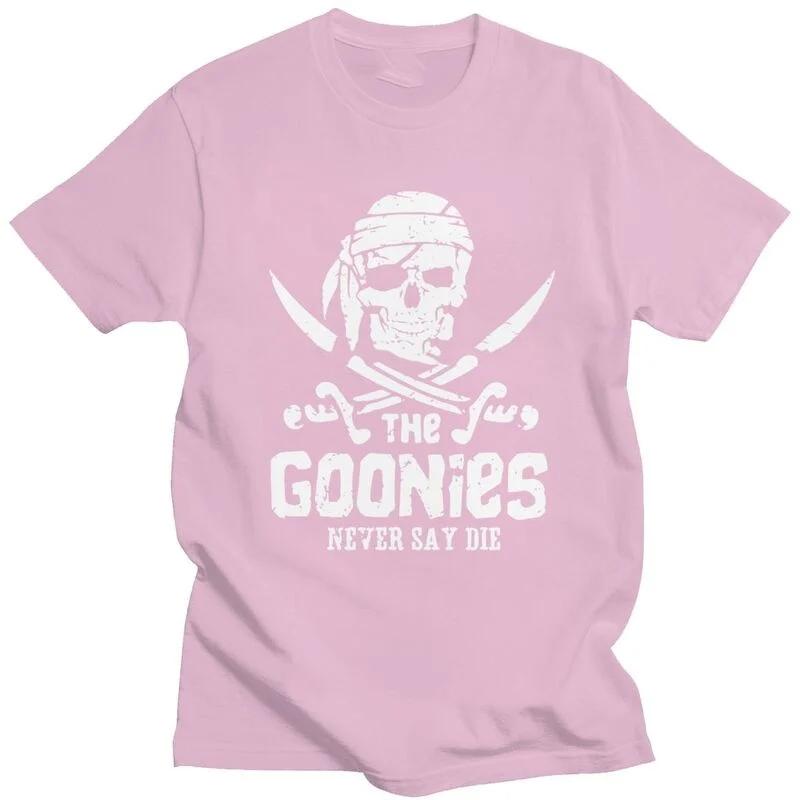 The Goonies Skull Pirates T-shirt Herr Kortärmad 100 % bomull T-shirt Grafisk filmfilm T-shirt Streetwear