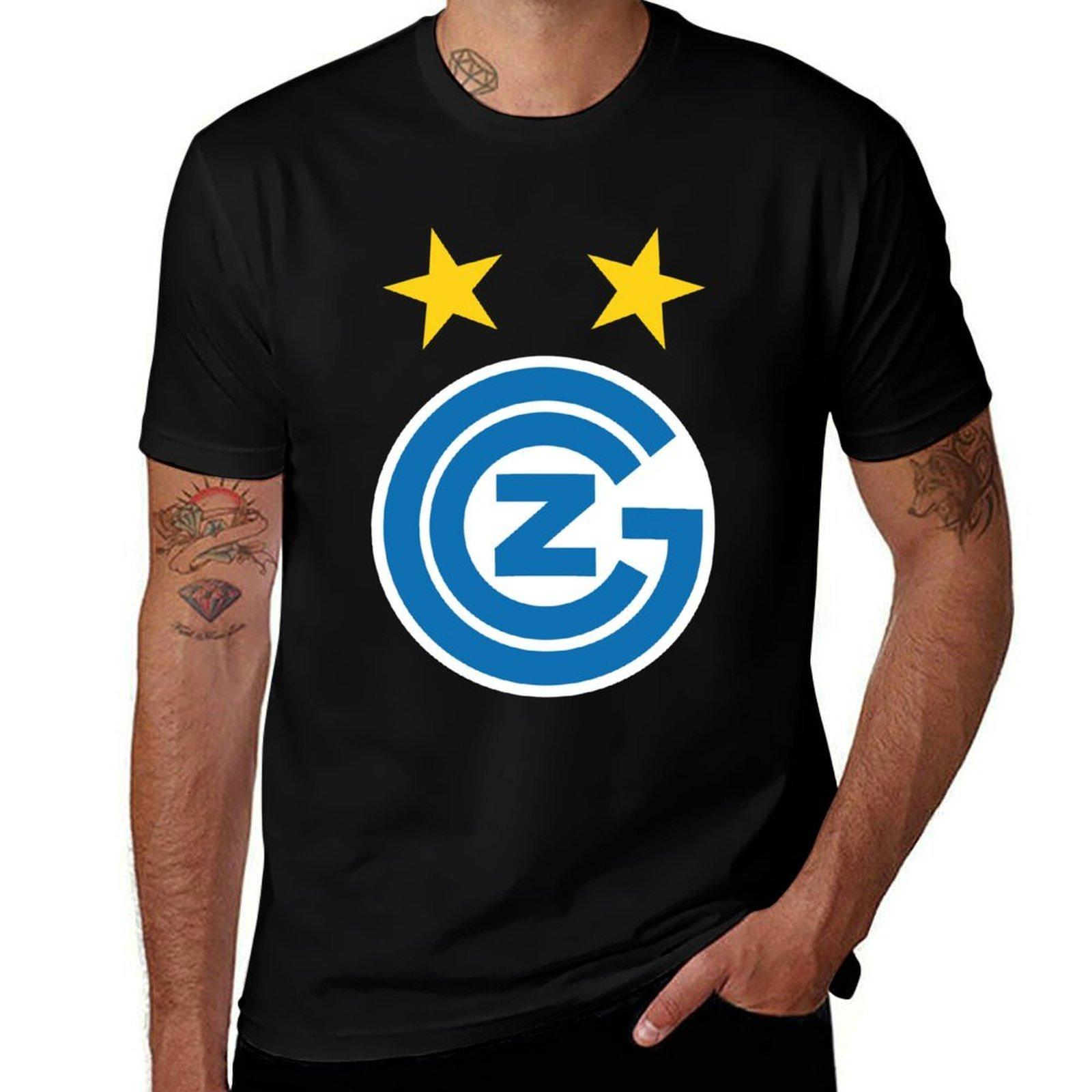 Футболка Grasshopper Zürich мужская простая аниме футболки для мужчины Футболка 4XL