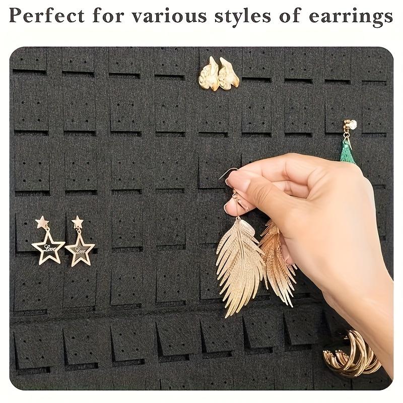 Wall-mounted Jewelry Bag Jewelry Display Felt Earrings Storage Bag Necklace Ring Jewelry Organizer and Packaging