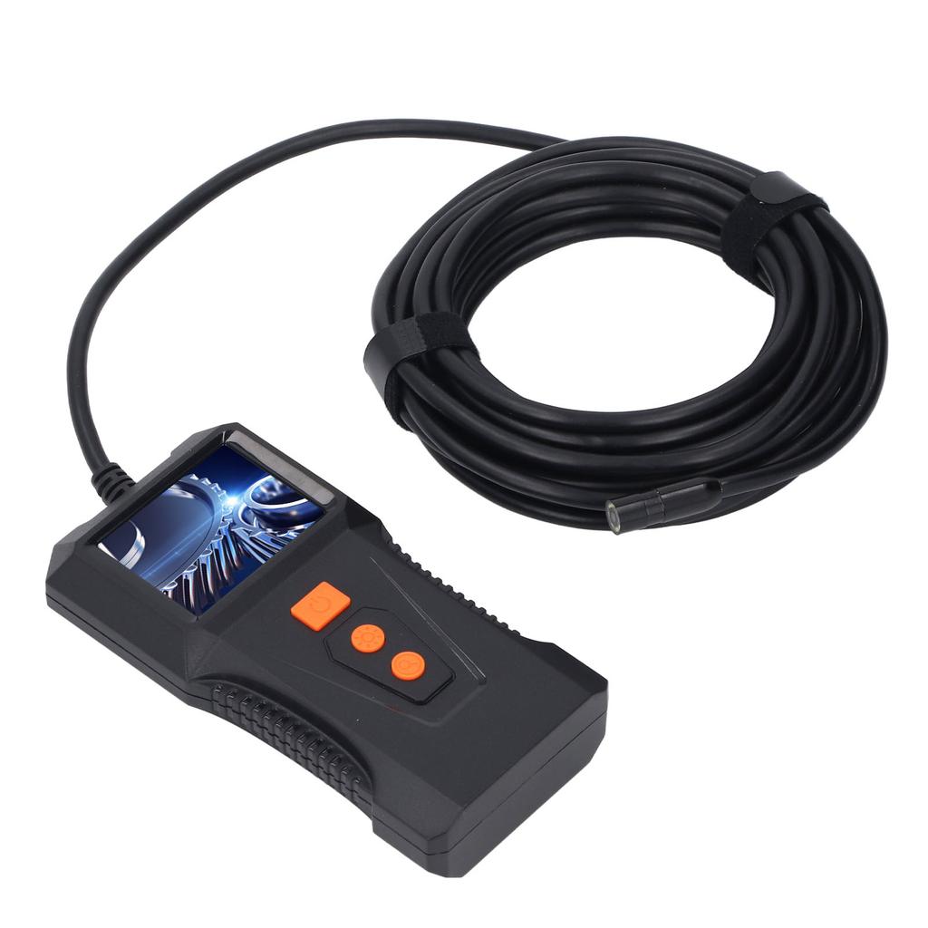 Industrial Endoscope Inspection Camera with Light 2in HD Screen Borescope Sewer Camera P230 with 5m Cable 8mm Lens