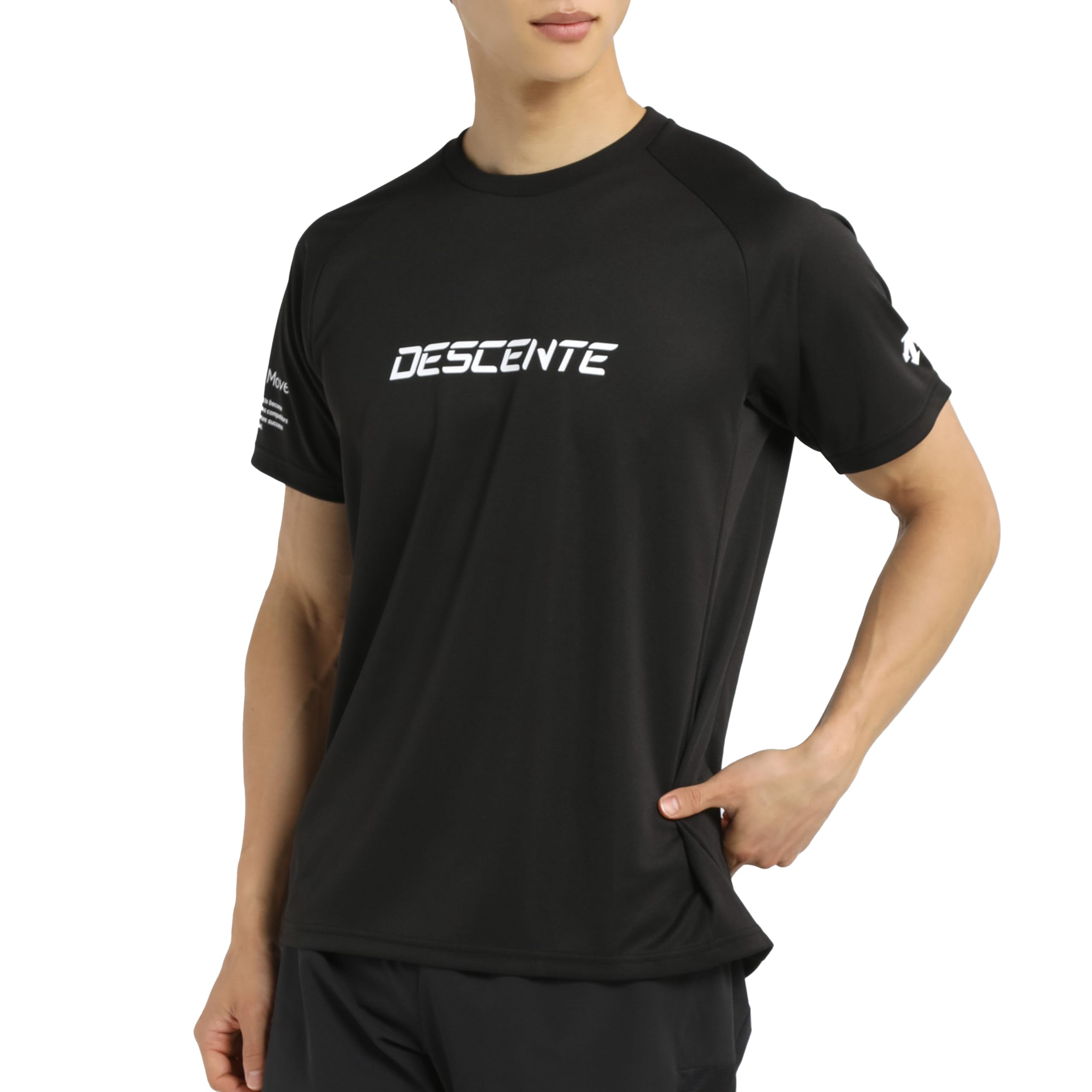 

DESCENTE Short Sleeve Volleyball Easy to Move for Men and Club BK00 Shirt, in, Women, Activities, (DV5SHT05U)