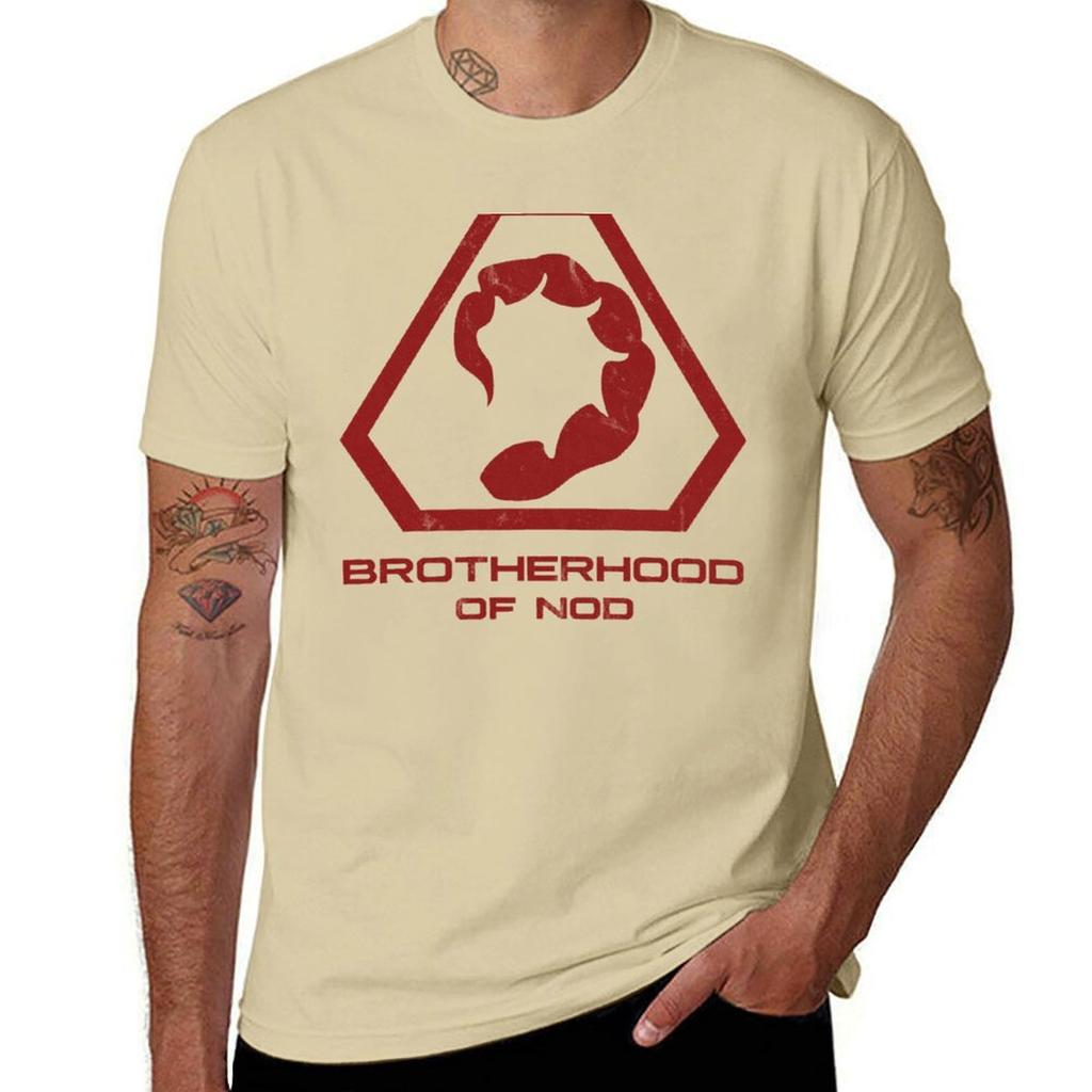 Brotherhood Of Nod Logo Inspired By Comunisexd And Conquer Tshirt Heavyweights Boys Animal Print Quickdrying Unisexs T Shirts Pack