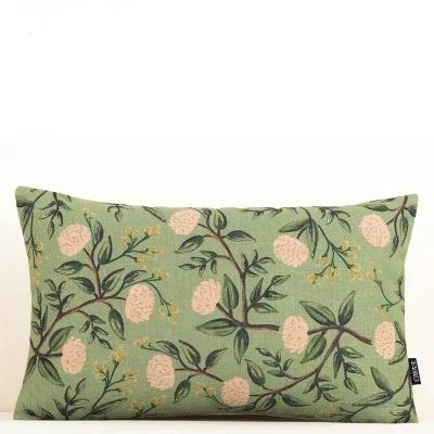 Colorful Flowers Throw Pillow Cover For Office Home Decor Sofa Car Cushion Cover Floral Print Pillow Case Square Cushion Case