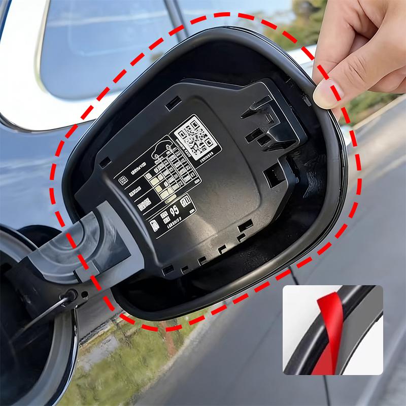 SEAMETAL 90cm Car Fuel Cap Seals Strip Charging Port D-shaped Seal Strip Dustproof Waterproof Gasket Automotive Weatherproof Auto Seal