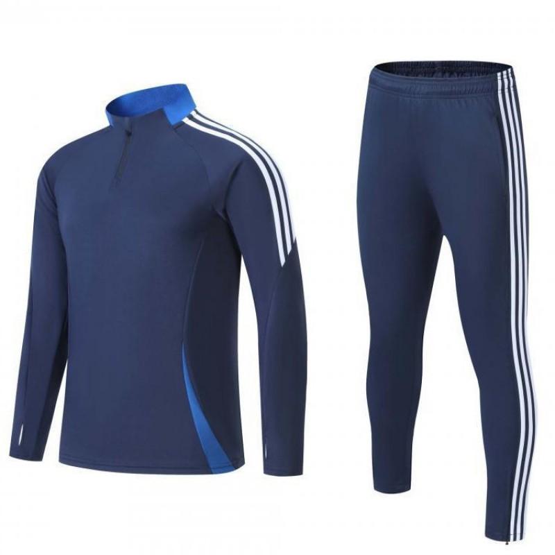 Unisex Long Sleeve Athletic Training Set Quick-Dry Breathable Gym Running Workout Clothes
