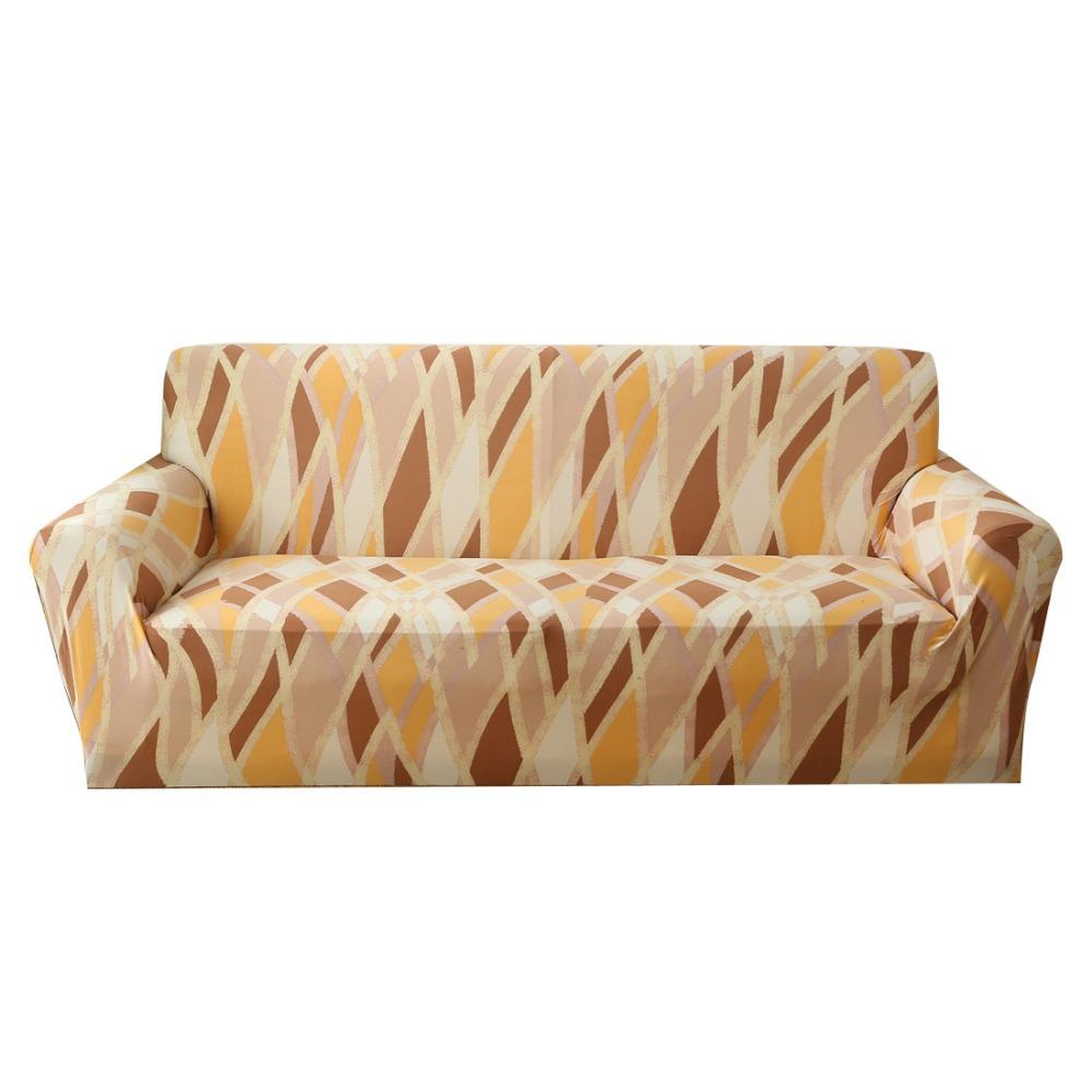 Elastic Sofa Cover Slip Proof Simple Solid Color Cushion Protector Modern Minimalist Luxury Home Decor