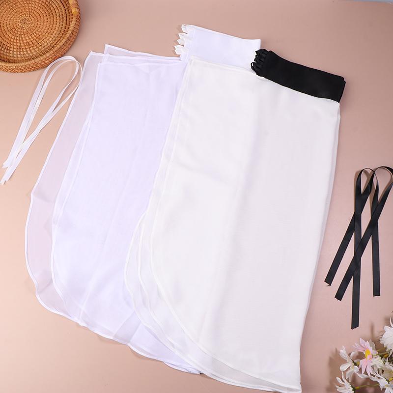 1Pair Women Sunscreen Long Detachable Tulle Sleeves Simple Decorative Tulle Sheer Arm Warmers Accessories