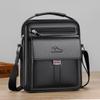 Men's Multi-Functional Crossbody Handbag - Double-Layer, Large Capacity, Fashionable Design