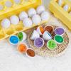 Sorter Fun Matching Egg Educational Learning Toys Puzzle 12x Set