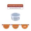 Stackable Transparent Plastic Fridge & Microwave Storage Box – Thickened, Sealed, and Fresh-Keeping for Frozen Foods.