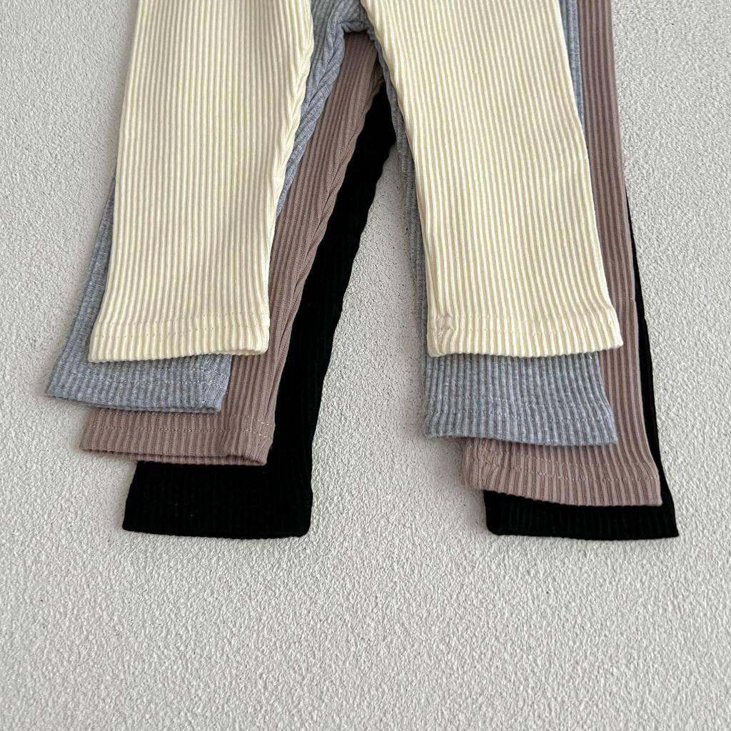 2025 Korean Style Baby Leggings - Unisex Long Pants for Autumn/Winter