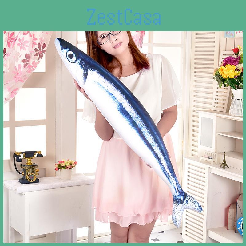 Fisch Kuscheltier Kissen Sardine Weiches Stofftier Für Kinder Und Jugendliche