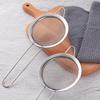 Stainless Steel Colander Kitchen Household Mesh Oil Drain Ladle Bean Curd Tip Ear Mesh Flour Filter Sieve