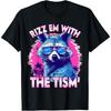Autism Funny Rizz Em With The Tism Meme Autistic Opossum T Shirt