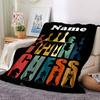 Custom Name Chess Theme Printed Blanket - Perfect for Couch, Bed, Travel & Outdoor Use | Machine Washable, Cozy & Durable.