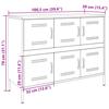 Sideboard Rose 100.5 x 39 x 79 cm Steel