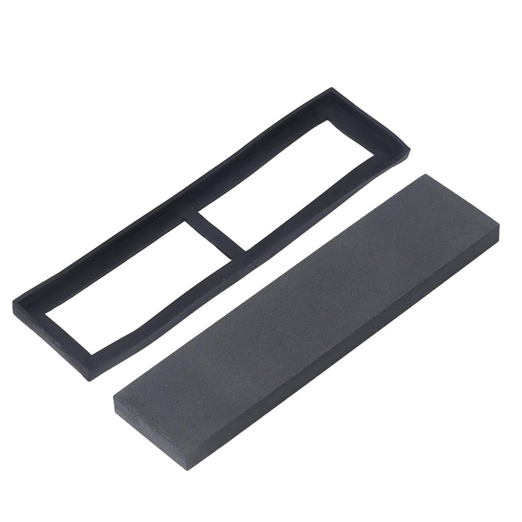 Knife Sharpening Stone with Rubber Base 800 Grit Professional Robust Boron Carbide Blade Whetstone