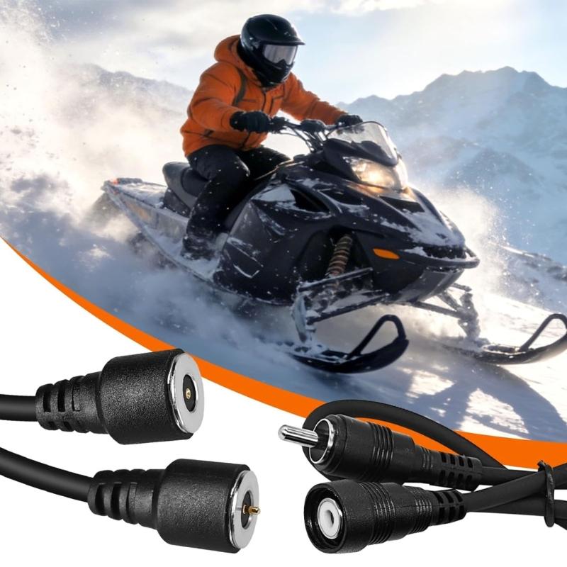 Plastová topná linka pro helmu s vysokou vodivostí pro lyžování a zimní sporty, vodotěsná, vyhřívaná šňůra pro štít