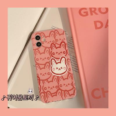 Cute Rabbit Cartoon Iphone Case For Iphone 14 Plus 13promax 12mini 11 Max X Xr 78 Plus Case Comic Sweet Retro Pop 1160