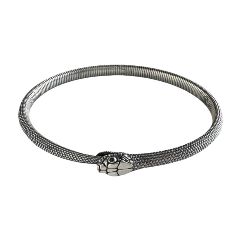 

Ouroboros Shaped Alloy Bracelet Symbolizing Love And Rebirth Mysterious Jewelry Fashion Snake Bangle 1